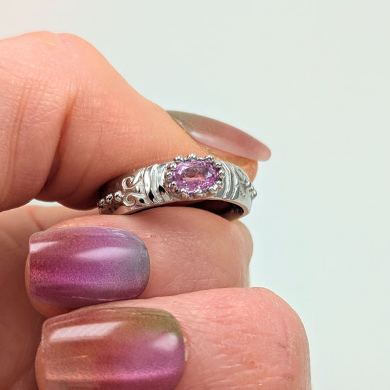 Madoka Puella Magi Madoka Magica Gold Gemstone Ring Anime Allergies waterproof runes