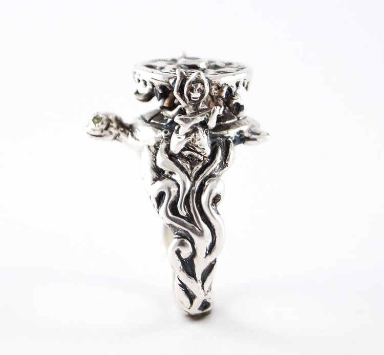 The World Turtle Ring Creation Myth Hindu Chinese Mythology Cosmic Space Fantasy Elephant Witch Skeleton Death Reaper Guitar English CosPlay