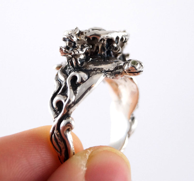 The World Turtle Ring Creation Myth Hindu Chinese Mythology Cosmic Space Fantasy Elephant Witch Skeleton Death Reaper Guitar English CosPlay