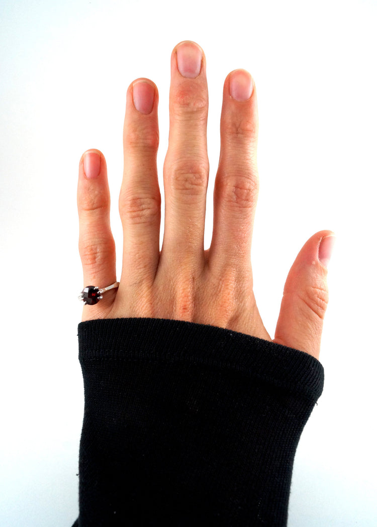 Till Death do us Part - Goth Skeleton Black Diamond Engagement Ring - Vampire - Punk Rock - Day of the Dead - Macabre Art Deco - Rickson