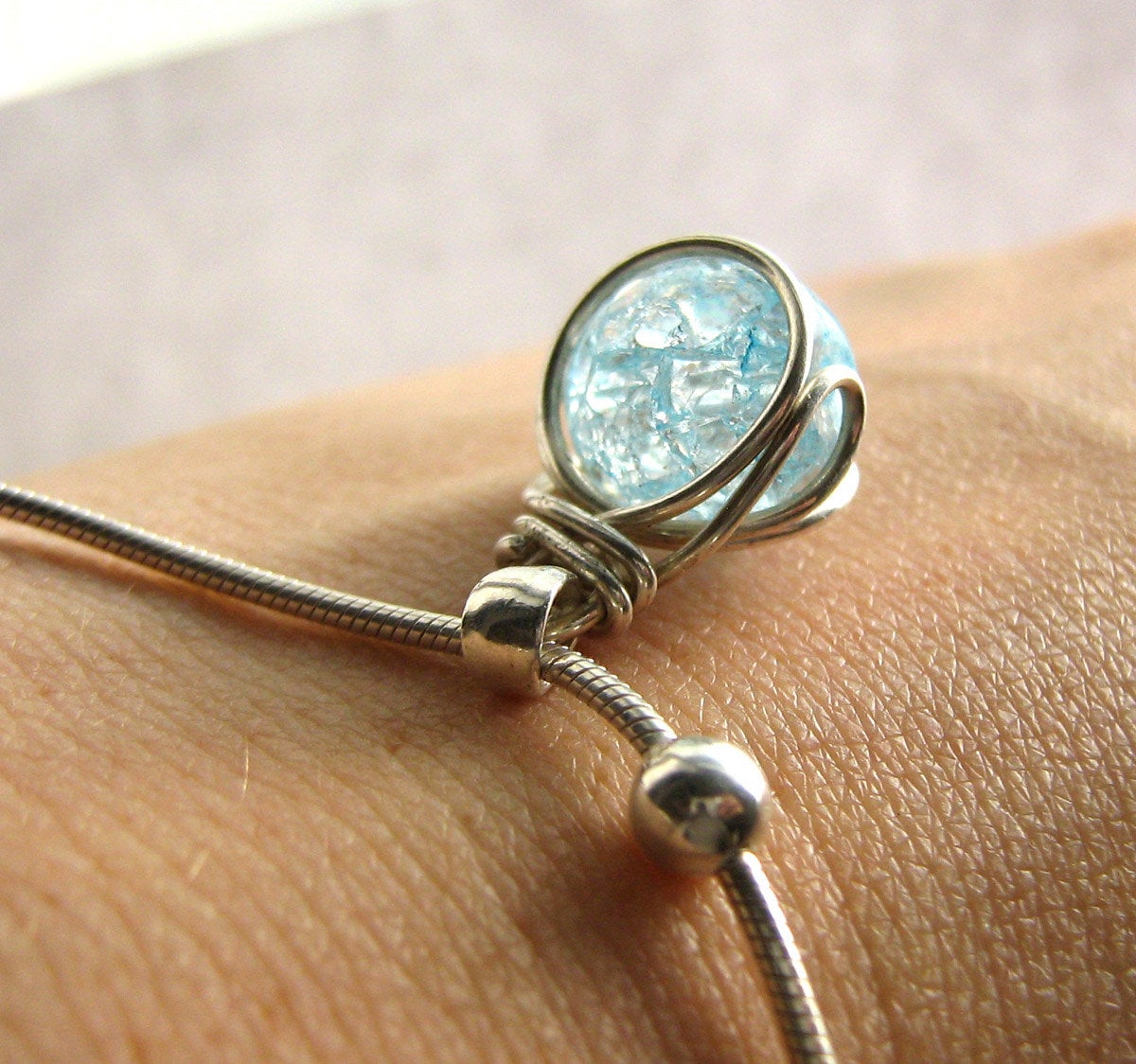 The POP in Bracelet Gift Set - Personalize - 5 Interchangeable Stones - Sterling Silver Chain - Gift Bag - Valentine&