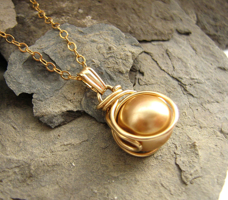 Gold Filled POP in Marble Necklace Gift Interchangeable Marble Necklace with Personalized Birthstones Geekery Marble necklace for Collecting