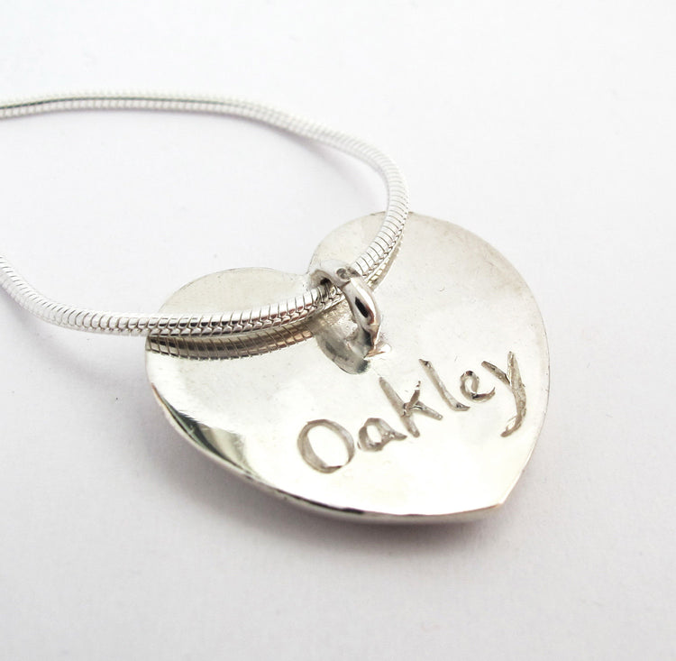 Family is Golden is a Delux Heart Necklace with a Personalized Engraving - Donation, Gold baby Push Present Valentine Mother&