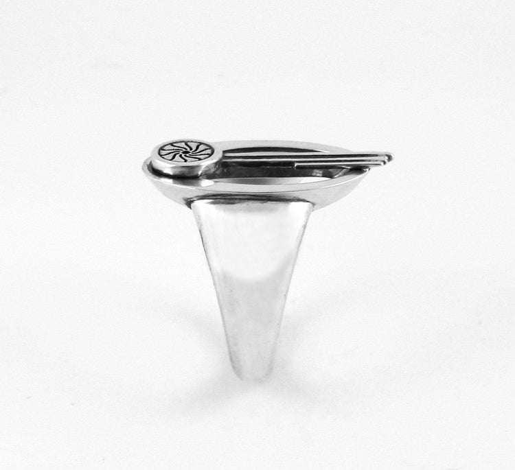 Bajoran Star Trek Ring Star Trek Engagement Sci Fi Star Wars Geekery Treekie Ring Alien Captain Kira Nerys DS9 &