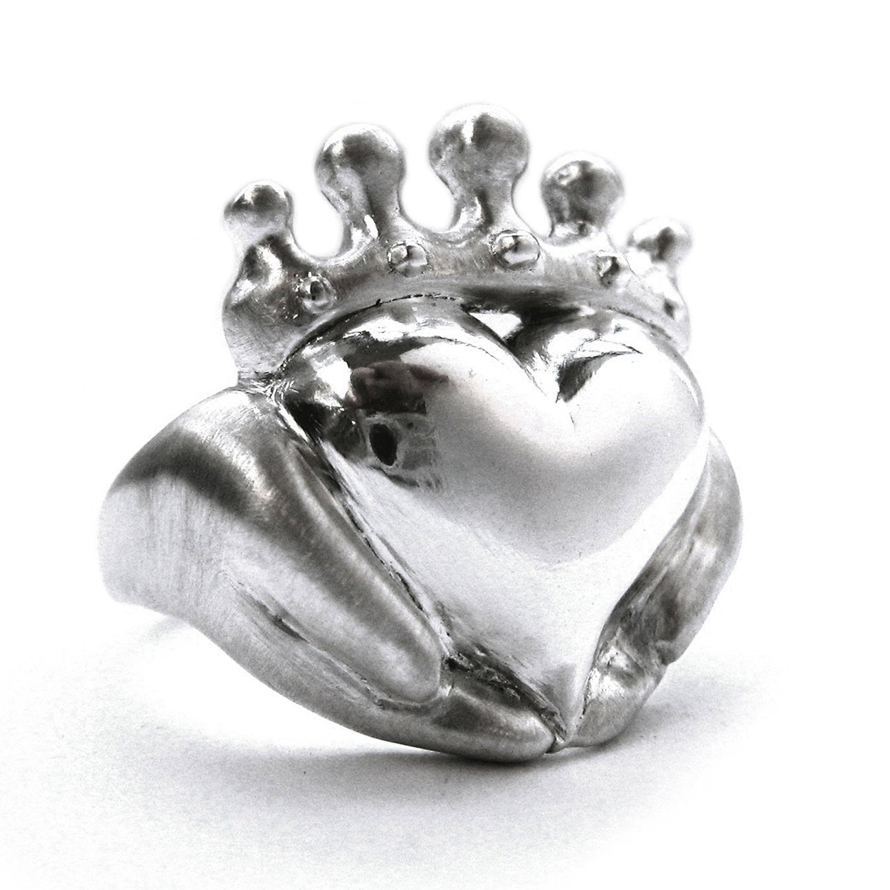 Handmade Claddagh Ring, Celebrity Jewelry, Chunky Claddagh, Unique Claddagh, Irish Jewelry, Celtic Promise Ring, Gifts for Her 115 177 187