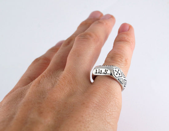 Joan of Arc Ring Saves Her finger from being crushed!