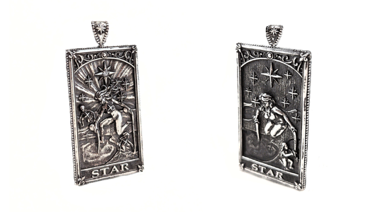 star card, tarot spread, tarot reading, tarot meaning, tarot necklace