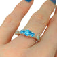 DND Ring Dungeons and Dragons DND D20 Dice Engagement Ring with 5 Gemstones 289