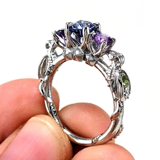 DND Viral Ring Gold Dungeons and Dragons Character DND Dice Engagement Ring Game Night Love 293a