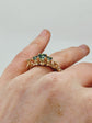 Dragon and Unicorn Sample Ring for Julie in sterling silver size TBD with CZ&