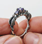 DND Ring Dungeons and Dragons DND D20 Dice Engagement Ring with 5 Gemstones 289