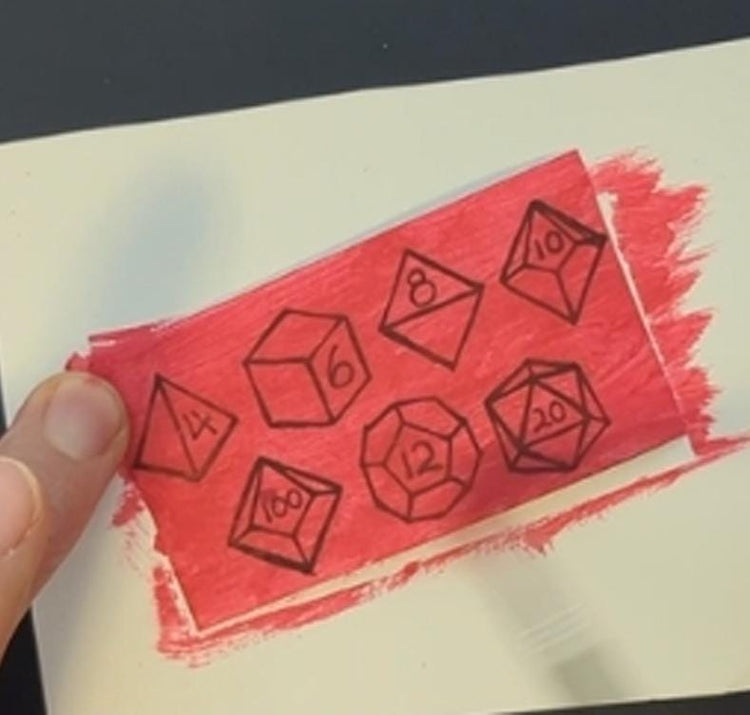 Mimic Dice box DND D&D TTRPG DIY Gift Kit Make at Home supplies kids Dice Goblin