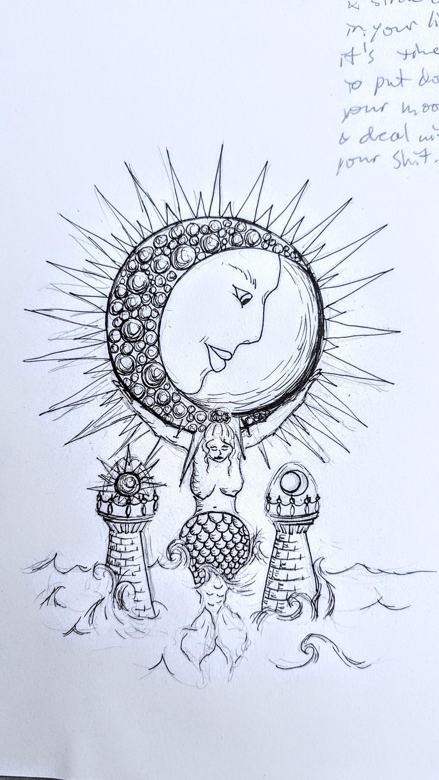 Moon and Star Card Tarot Deck Box Handmade Design