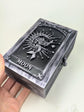 Moon and Star Card Tarot Deck Box Handmade Design