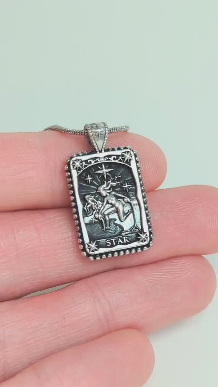 STAR Card Tarot Pendant - Tarot Aesthetic Tarot Card Tarot Spread Tarot Card Meaning