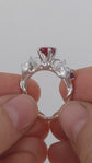 Phoenix Fire Bird Engagement Ring