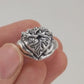 Anatomical Heart Claddagh Promise Ring