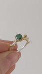 Octopus Joy Emerald Engagement Ring