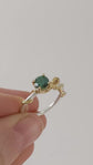 Octopus Joy Emerald Engagement Ring 213 250 251