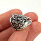 Anatomical Heart Claddagh Promise Ring