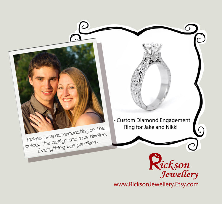 3D Printed Custom Designs Create Your Own Ring Drawings 3D CAD Models Wedding Engagement Gold Diamond Solitaire Master Jeweller Rickson
