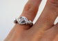 Water Ring Set - Handmade Wave Ring Beach Wedding Alternative Engagement Wedding Set Unique Ocean Ring Rickson Jewellery 184 185