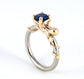 Octopus Joy - Ocean Emerald Engagement Ring for Cephalopod Kraken Sea Creature fans - Rickson 213 250 251 OCT