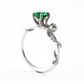 Octopus Joy - Ocean Emerald Engagement Ring for Cephalopod Kraken Sea Creature fans - Rickson 213 250 251 OCT