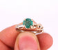 Octopus Joy - Ocean Emerald Engagement Ring for Cephalopod Kraken Sea Creature fans - Rickson 213 250 251 OCT