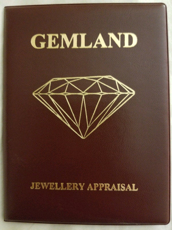Jewellery Appraisal Certificate for Rickson Jewellery Rings Necklaces Earrings Diamond and Gemstones Gold and silver pieces