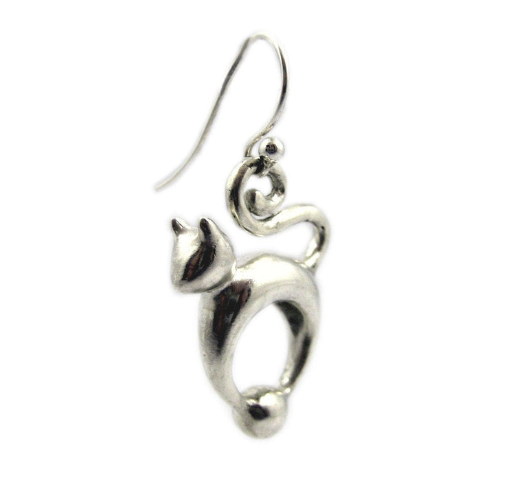 Cat Lover Earrings - Ready to Ship, Sterling Cat Earrings, Cat jewelry, silver cat earrings, Donation, Pet lover Jewelry, Gift For Her 4&5