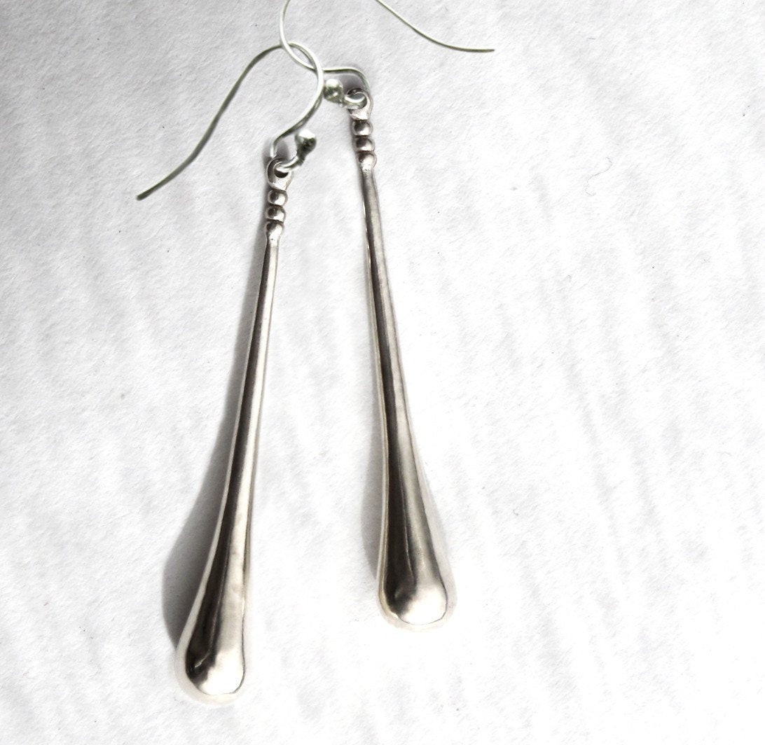 Sterling Silver Drops - Handmade - Elegant Earrings - Versatile - Gift For Her - Valentine&