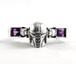 Mandalorian Engagement Ring with Mickey Ears Profile This is the Way Armor Helmet Baby Yoda Geekery Nerd Wedding May the 4th Be With You