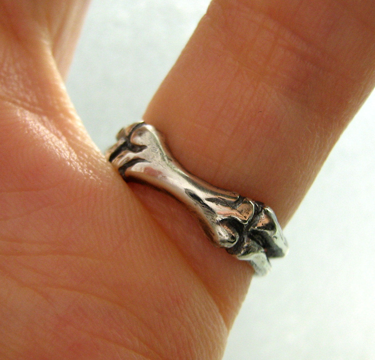 Love in Hand - Anatomical Heart Claddagh Ring, Skeleton Hands, Handmade, Sterling SIlver, Gift For Her, Modern Claddagh Rickson Jewellery 58