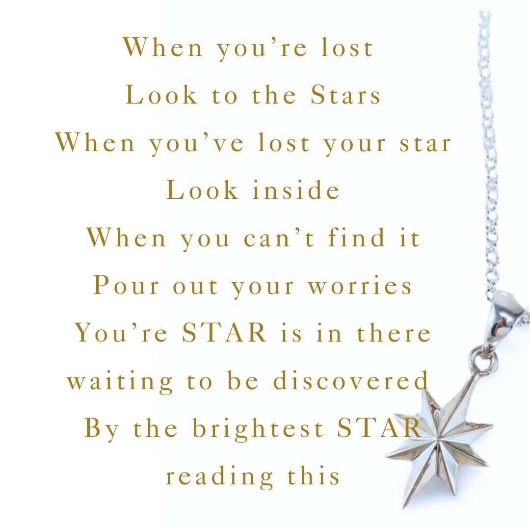 Gold STAR Necklace + Meditation to Find your True North Star