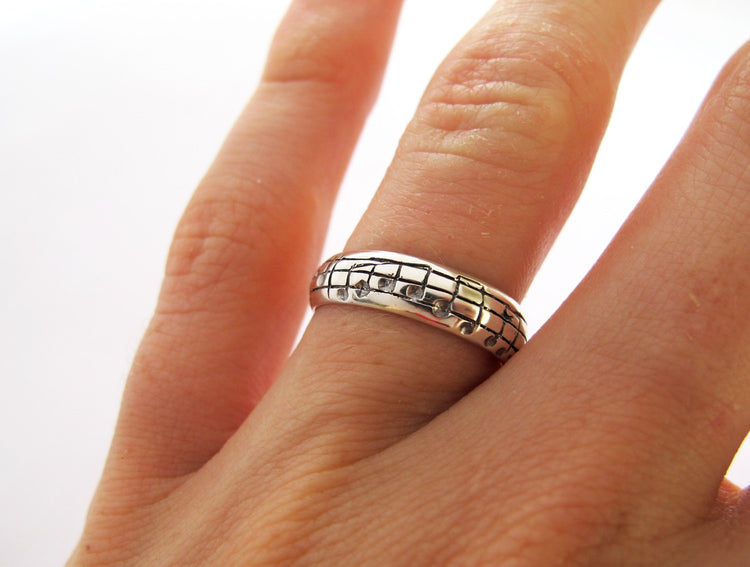 The Original Music Notes Ring – RicksonJewelry