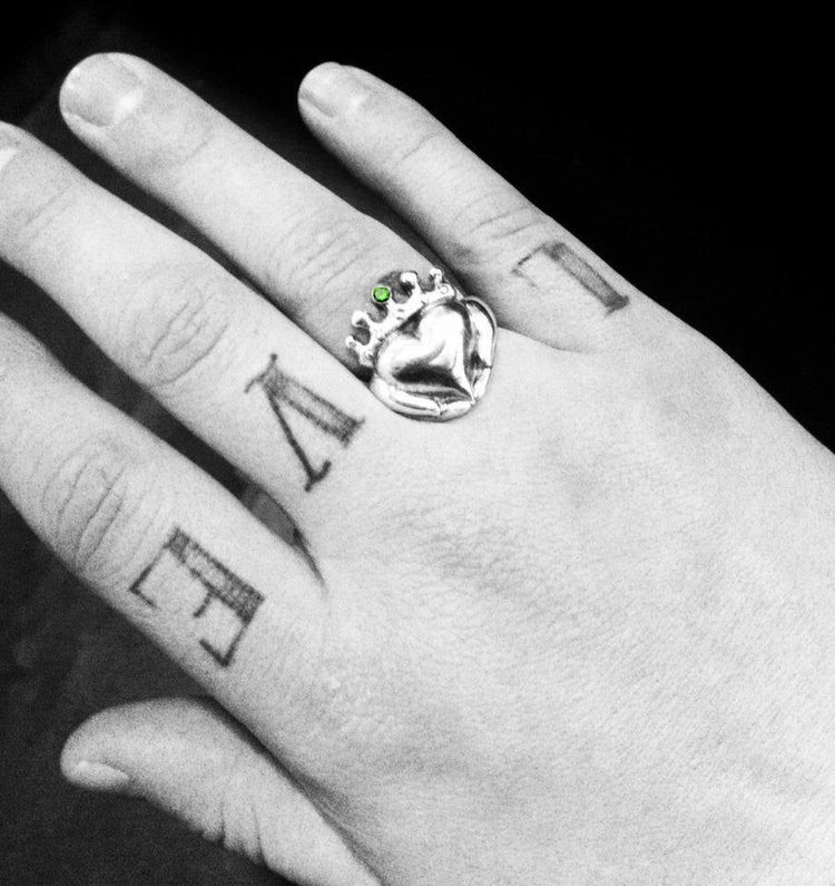 Handmade Claddagh Ring, Celebrity Callie Thorne, Chunky Claddagh, Unique Claddagh, Irish Jewelry, Celtic Promise Ring, Gifts for Her 187